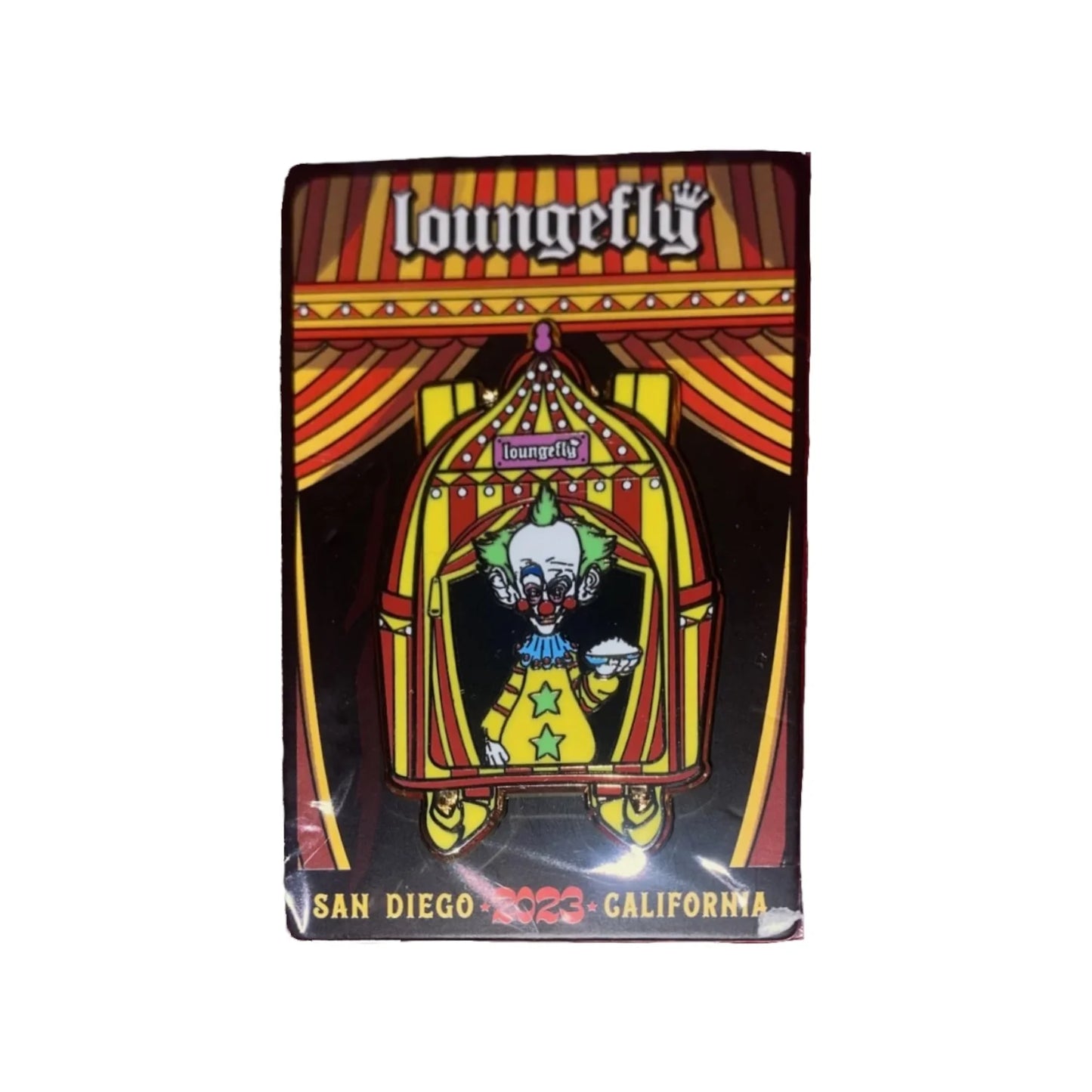 Killer Klowns Loungefly Enamel Pin! - Killer Klowns From Outer Space - SDCC 2023 Camp Fundays Show Exclusive