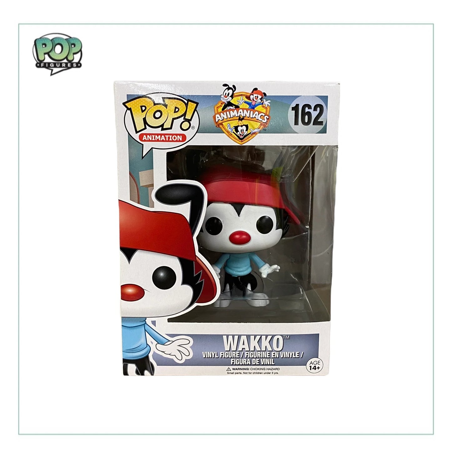 Wakko #162 Funko Pop! - Animaniacs - 2016 Pop - Condition 8\/10
