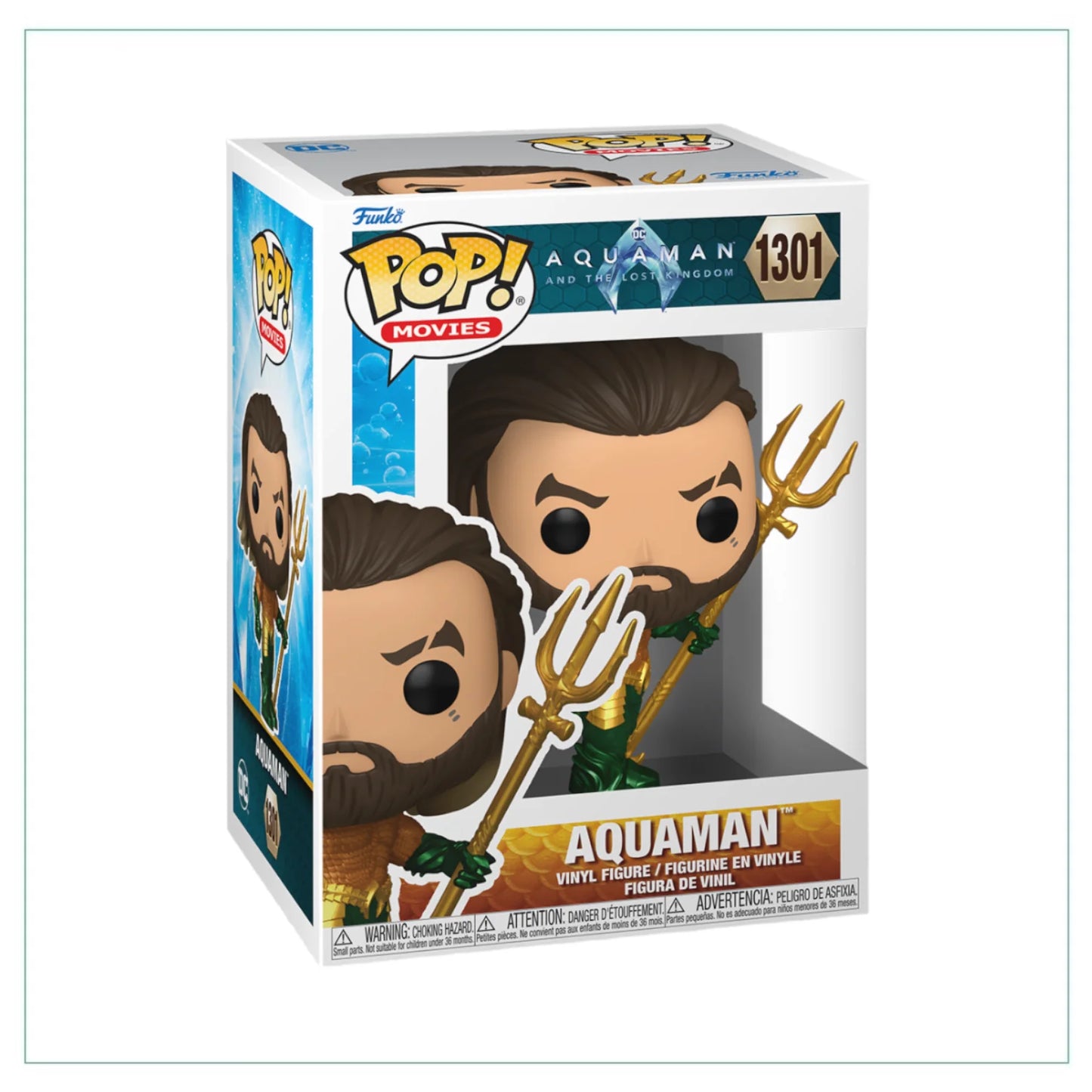 Aquaman W\\/ Hero Suit #1301 Funko Pop! Aquaman \\u0026 The Lost Kingdom