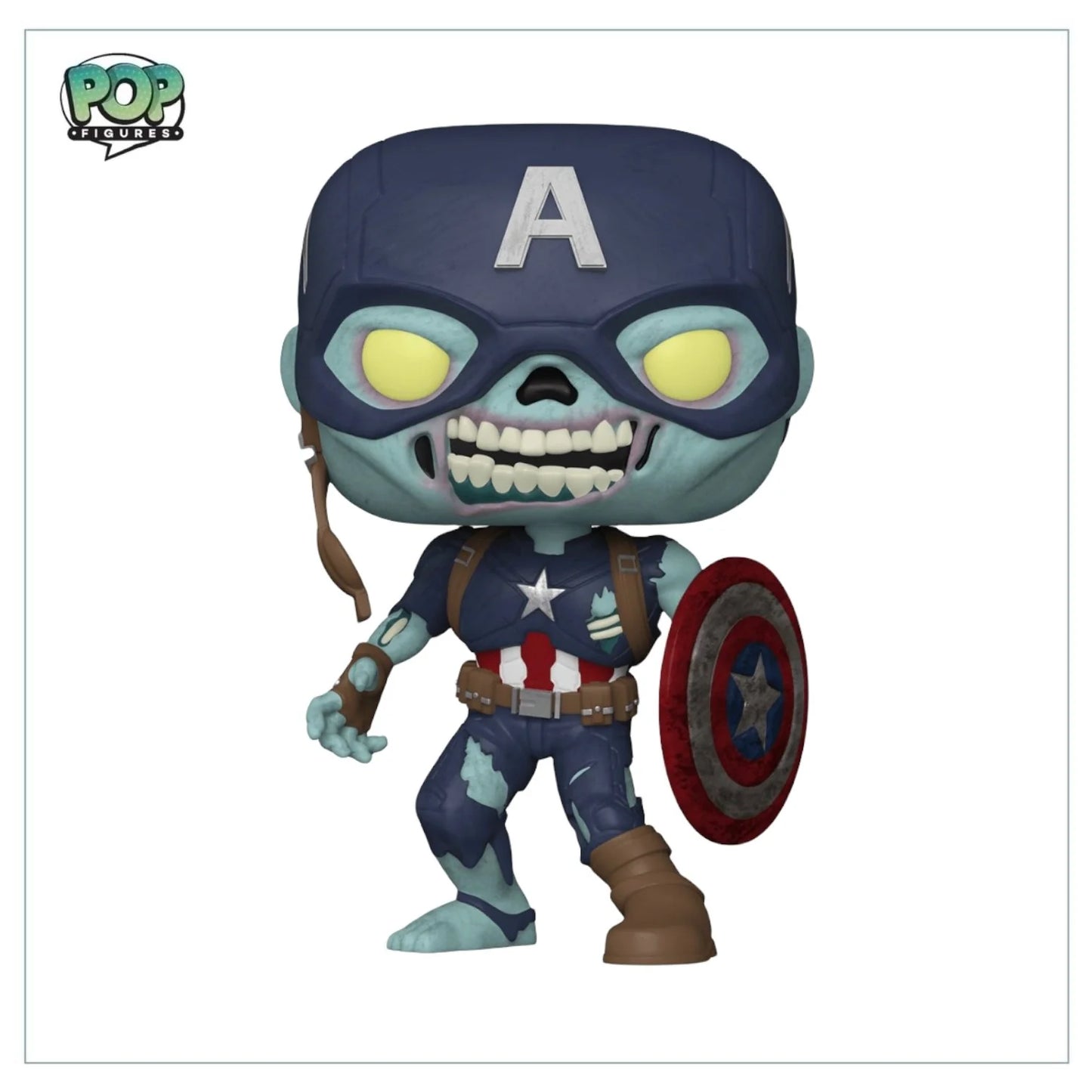 Zombie Captain America #949 Deluxe 10\ Funko Pop! Marvel What If…? - GameStop Exclusive"