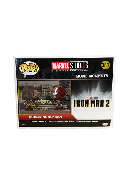 Whiplash Vs. Iron Man #361 Funko Pop Movie Moments! - Marvel Studios First Ten Years - Marvel Collector Corps Exclusive - Condition 7.5\\/10