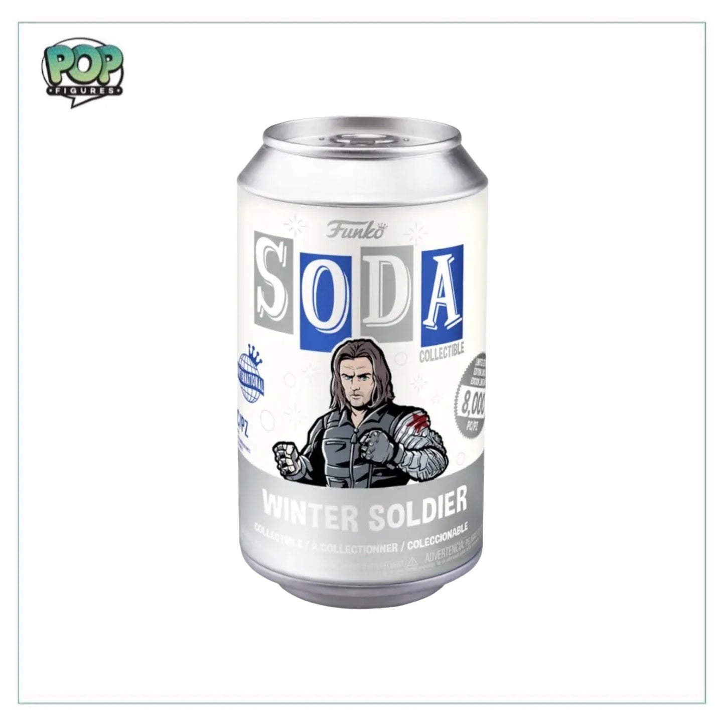 Winter Soldier Funko Soda Vinyl Figure! - Captain America: Civil War - International LE8000 Pcs - Chance of Chase