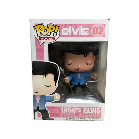 1950's Elvis #02 Funko Pop! - Rocks - 2011 Pop! - Condition 6.5\\/10