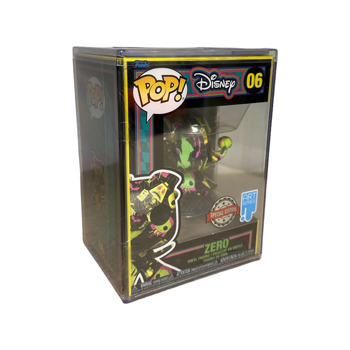 Zero #06 (Black Light) Funko Pop Art Series! - The Nightmare Before Christmas - Special Edition