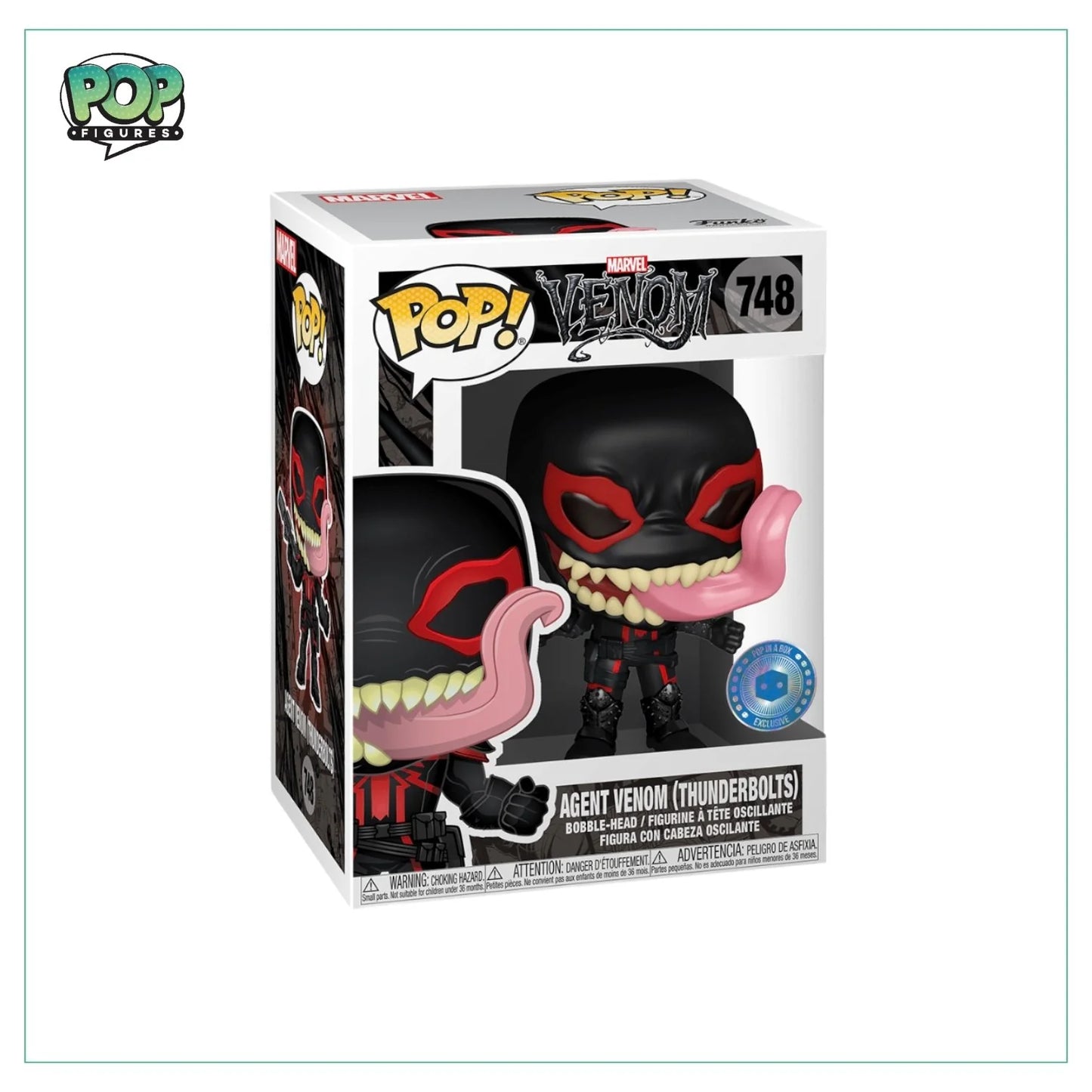 Agent Venom (Thunderbolts) #748 Funko Pop! - Venom - Pop In A Box Exclusive