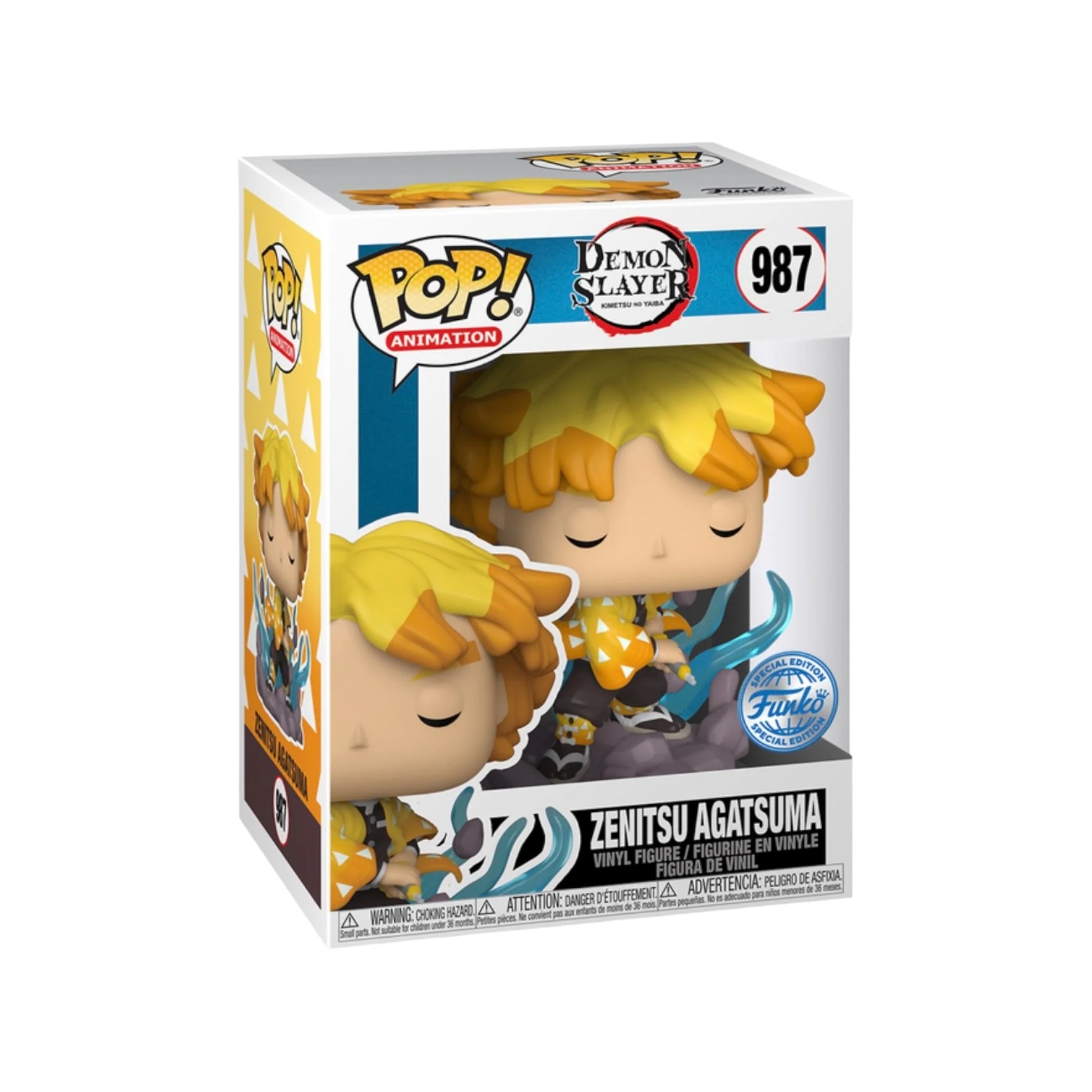 Zenitsu Agatsuma #987 (Transforming) Funko Pop! - Demon Slayer - Special Edition