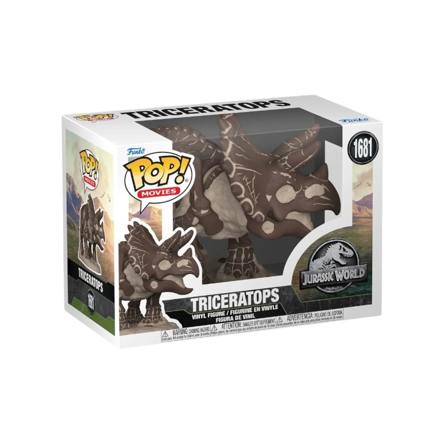 Triceratops (Fossil) #1681 Funko Pop! - Jurassic Park