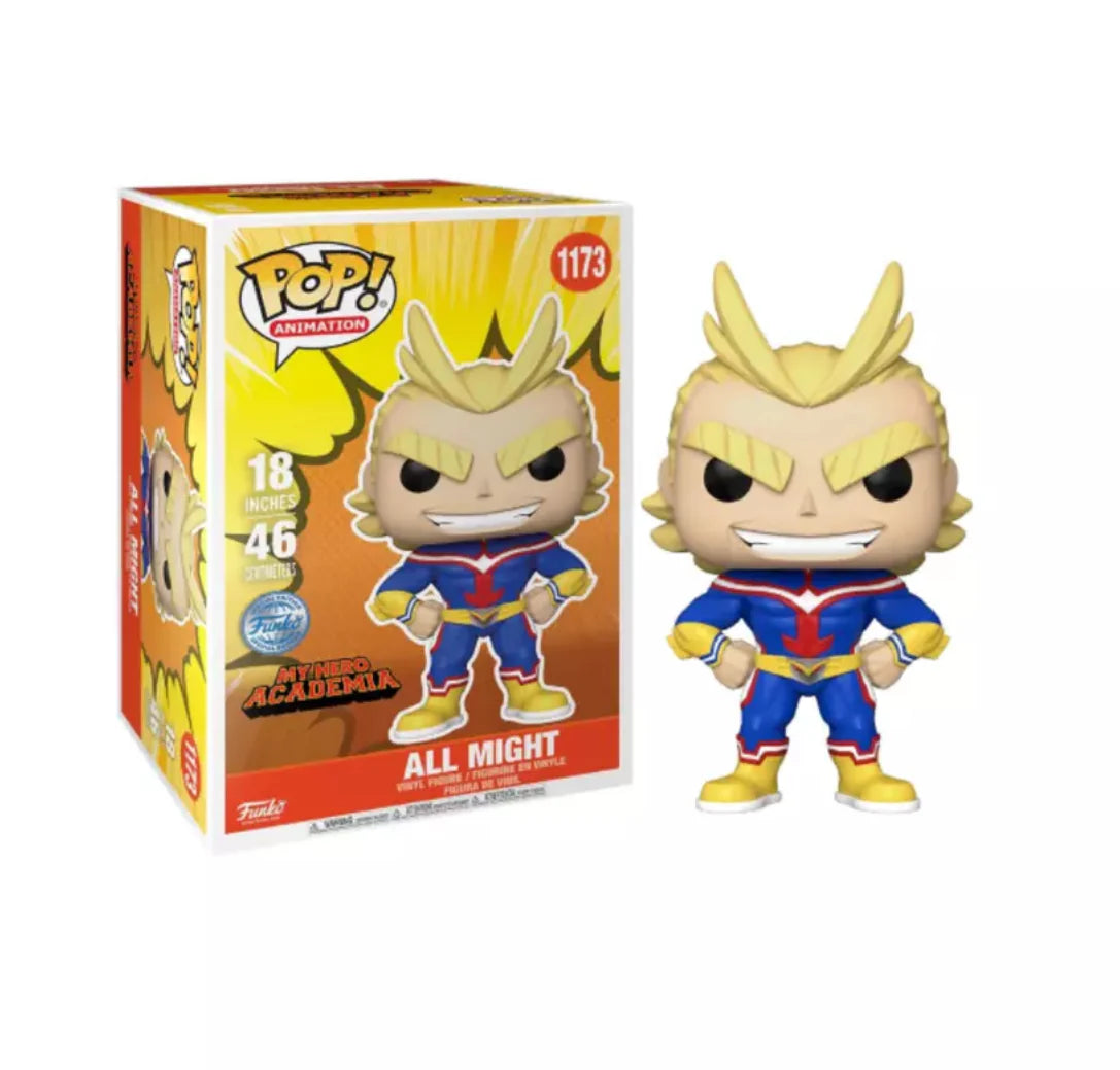 UNSEALED: All Might #1173 18\ Funko Pop! - My Hero Academia - Funko Exclusive"