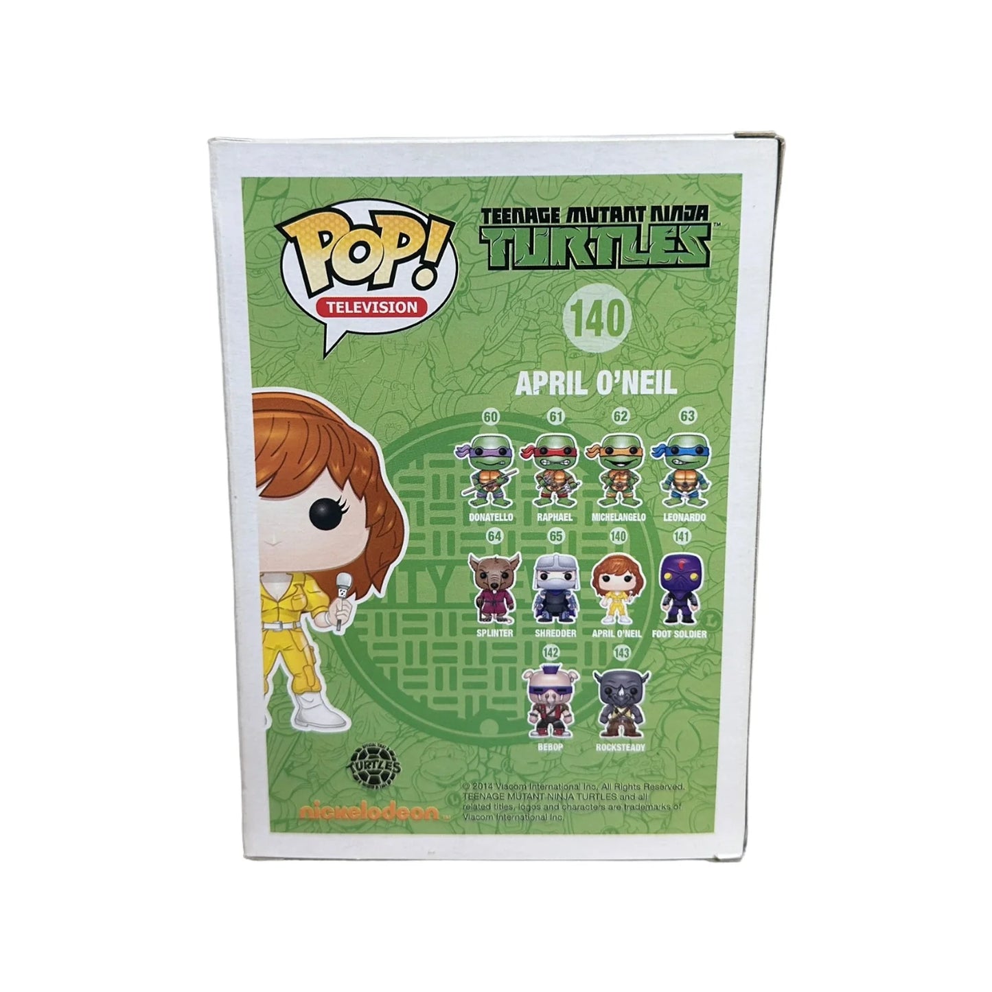 April O'Neil #140 Funko Pop! - Teenage Mutant Ninja Turtles - 2014 Pop! - Condition 7\\/10