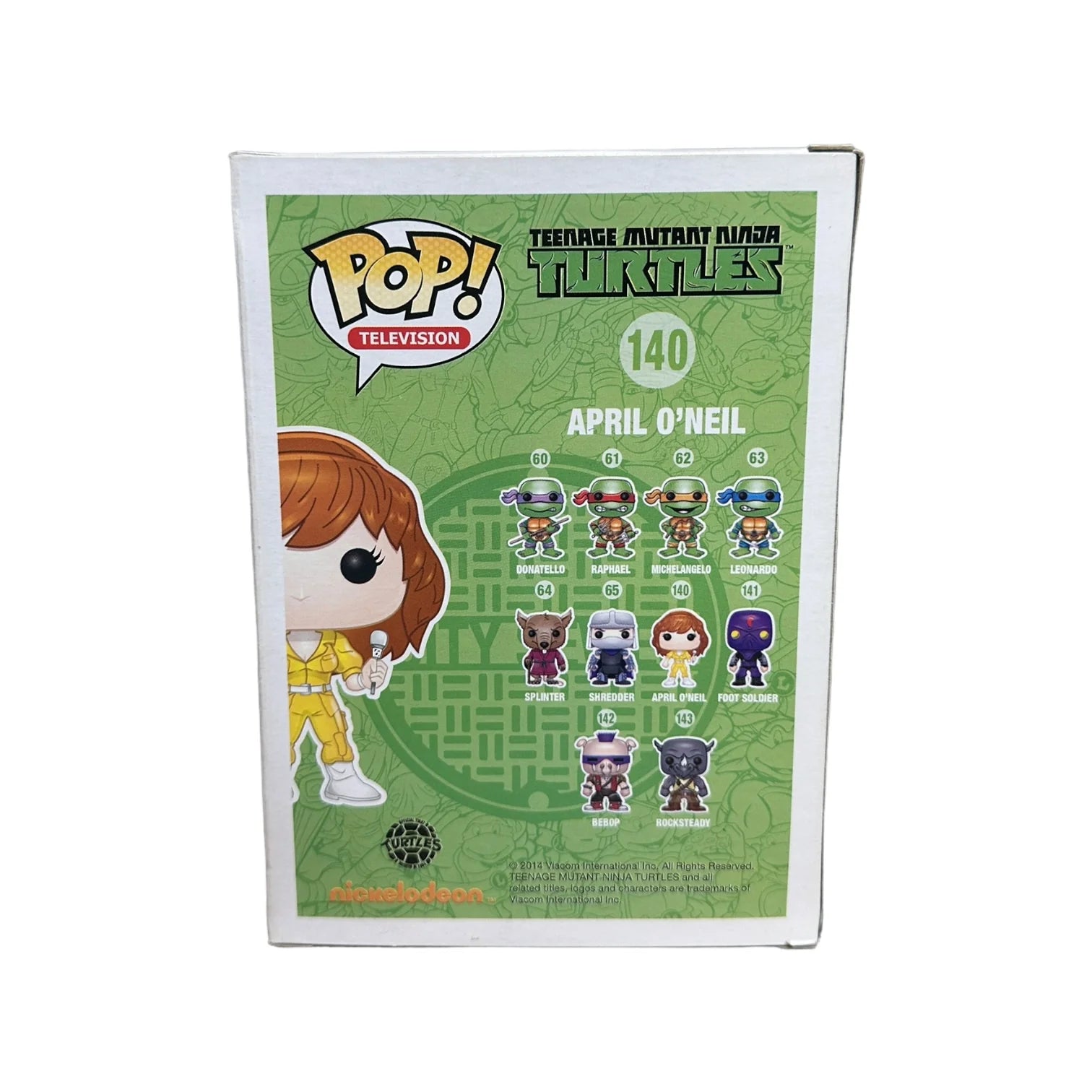 April O'Neil #140 Funko Pop! - Teenage Mutant Ninja Turtles - 2014 Pop! - Condition 7\\/10