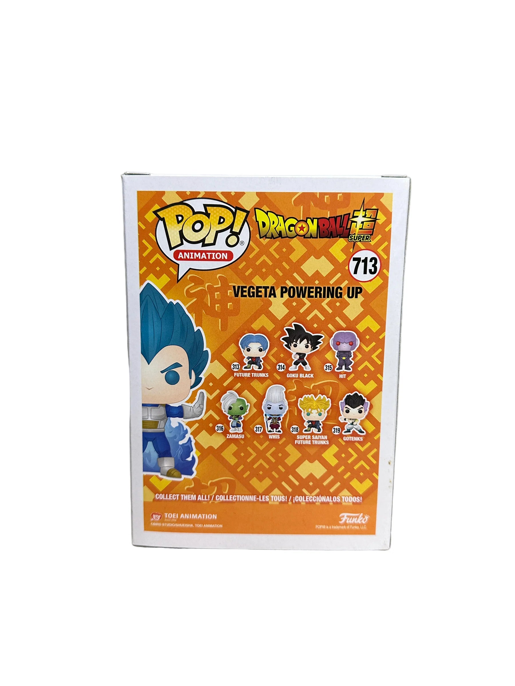 Vegeta Powering Up #713 (Metallic Chase) Funko Pop! - Dragon Ball Super - Chalice Collectibles Exclusive - Condition 8.75\\/10