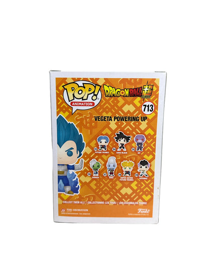 Vegeta Powering Up #713 (Metallic Chase) Funko Pop! - Dragon Ball Super - Chalice Collectibles Exclusive - Condition 8.75\\/10