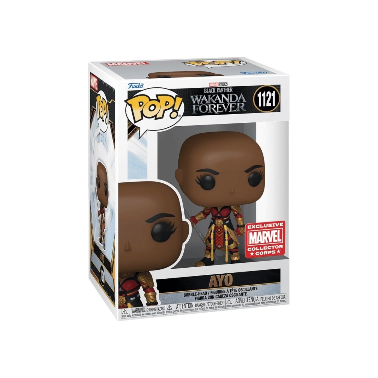 Ayo #1121 Funko Pop! - Black Panther: Wakanda Forever - Marvel Collector Corps Exclusive