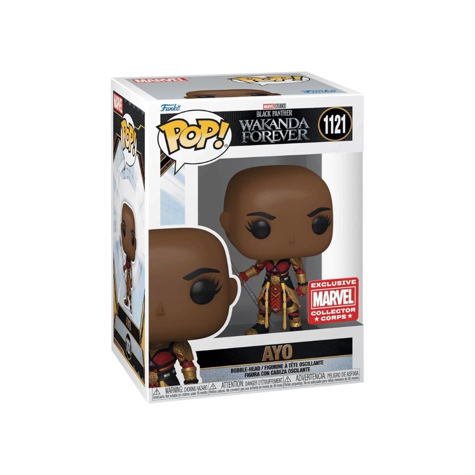 Ayo #1121 Funko Pop! - Black Panther: Wakanda Forever - Marvel Collector Corps Exclusive