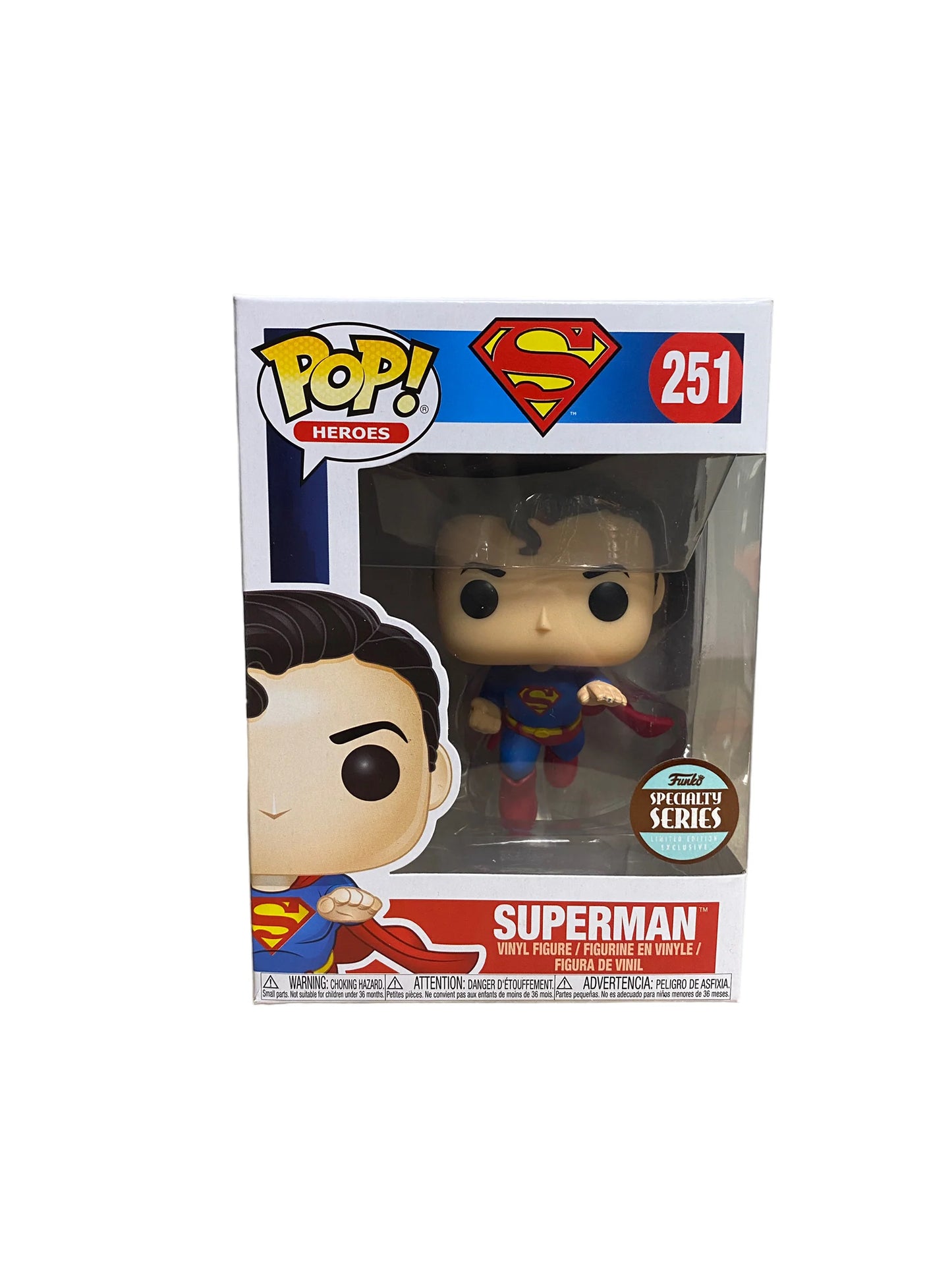 Superman #251 (Flying) Funko Pop! - DC Super Heroes - Speciality Series Exclusive - Condition 8.5\/10