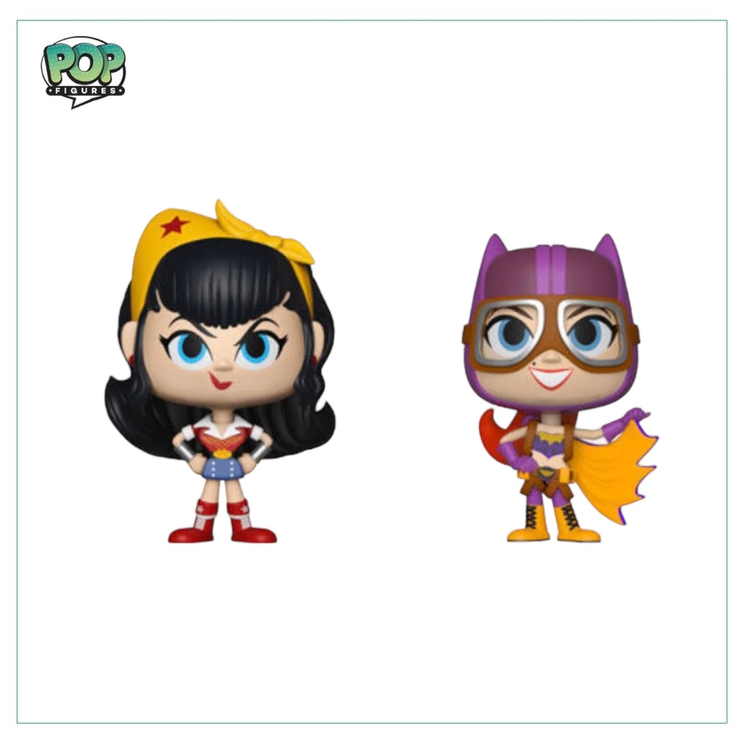 Wonder Woman \u0026 Batgirl 2 Pack Funko Vynl. - DC Bombshells