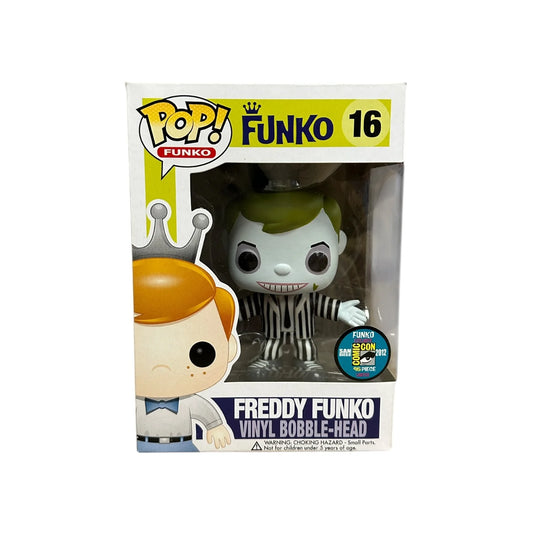 Freddy Funko as Beetlejuice #16 Funko Pop! - SDCC 2012 Exclusive LE96 Pcs - Condition 7.5\/10