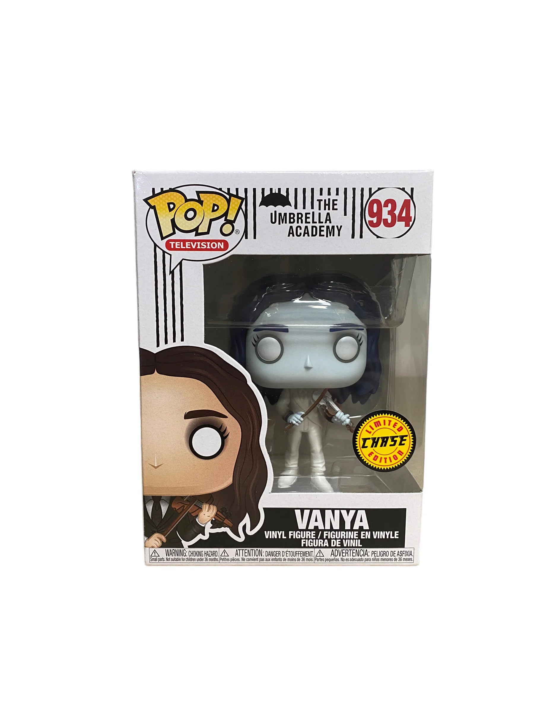 Vanya #934 (White Violin Chase) Funko Pop! - The Umbrella Academy - Condition 8.75\\/10