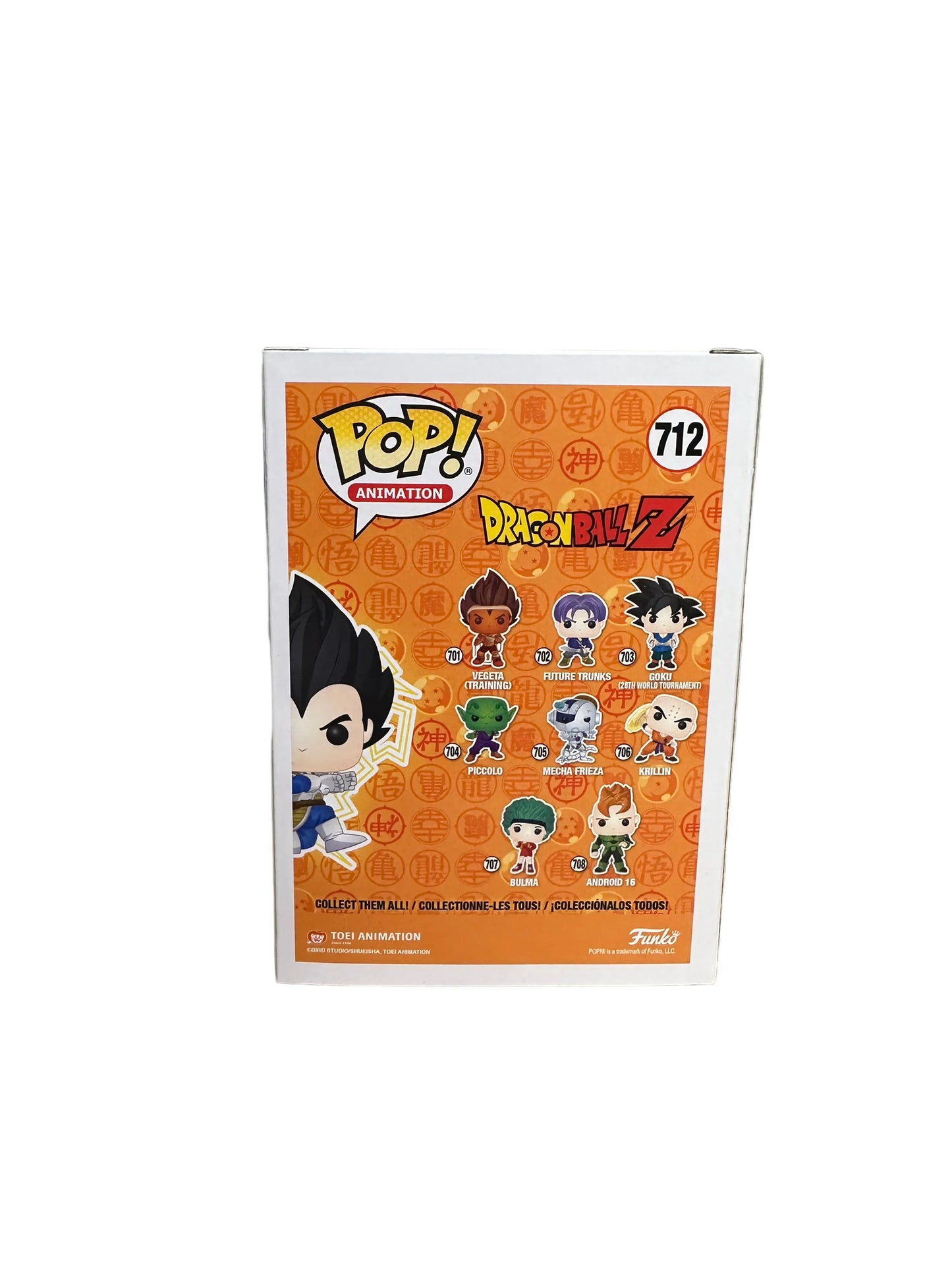 Vegeta (Galick Gun) #712 (Metallic Chase) Funko Pop! - Dragon Ball Z - Chalice Collection Exclusive - Condition 9\\/10