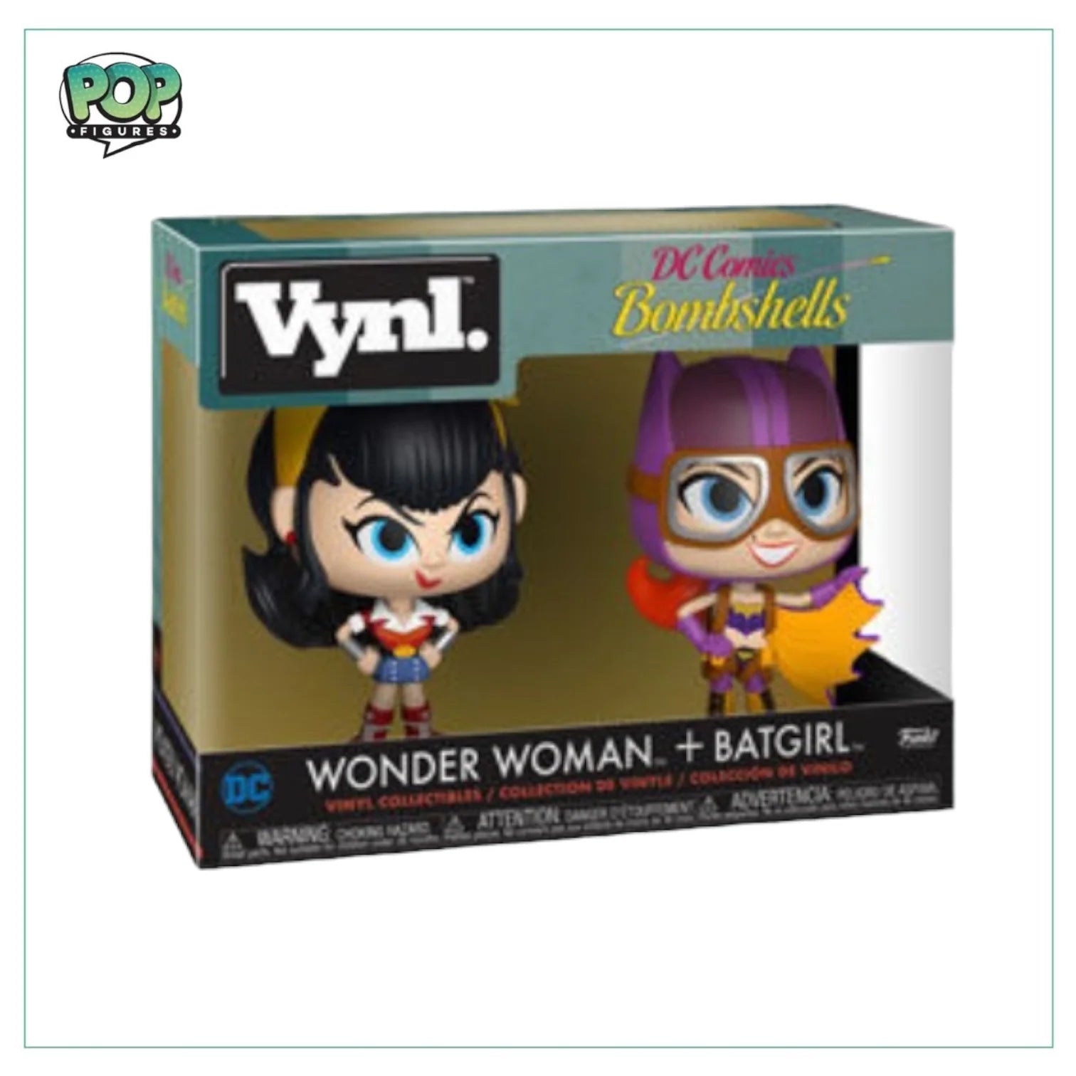 Wonder Woman \u0026 Batgirl 2 Pack Funko Vynl. - DC Bombshells