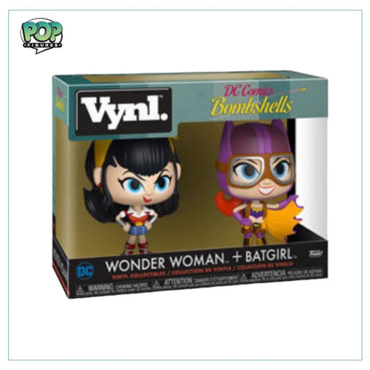Wonder Woman \u0026 Batgirl 2 Pack Funko Vynl. - DC Bombshells