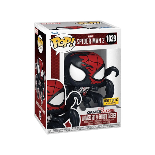 Advanced Suit 2.0 Symbiote Takeover #1029 Funko Pop! - Spider-Man 2 - Hot Topic Exclusive
