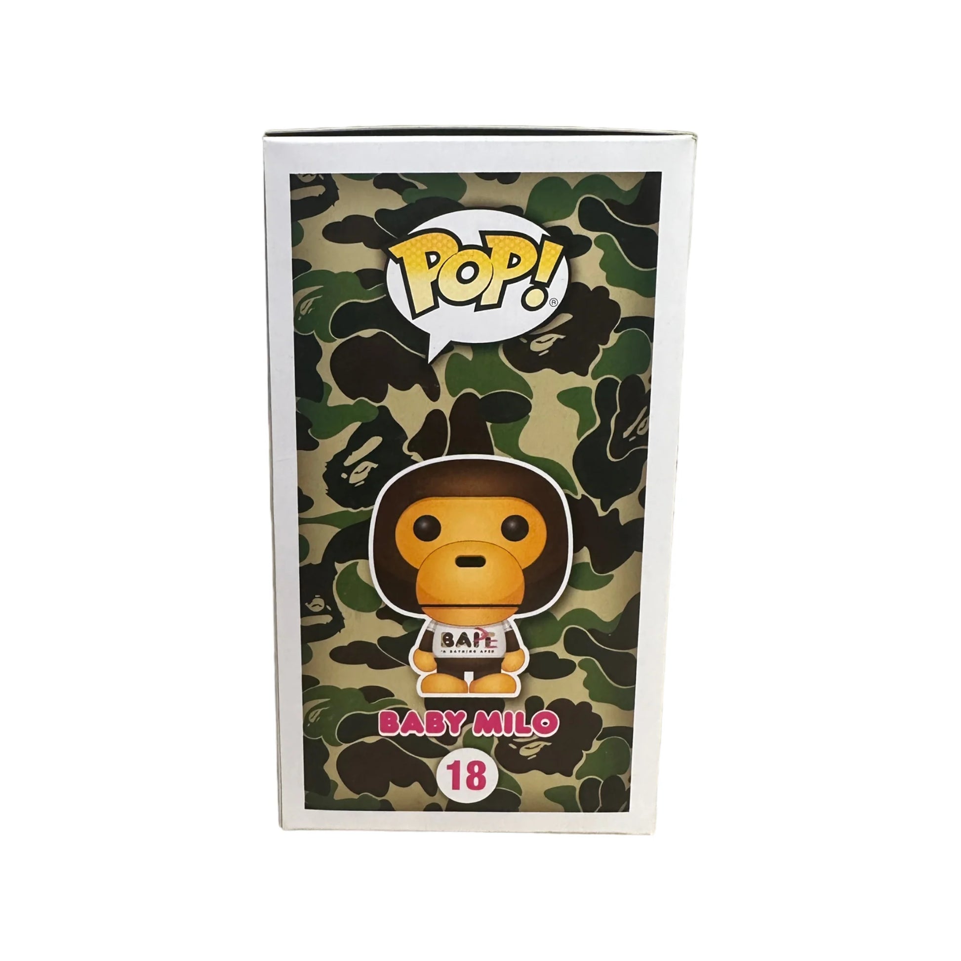Baby Milo #18 (T-Shirt, Flocked) Funko Pop! - BAPE - Unreleased BAIT Exclusive - Condition 8.75\\/10
