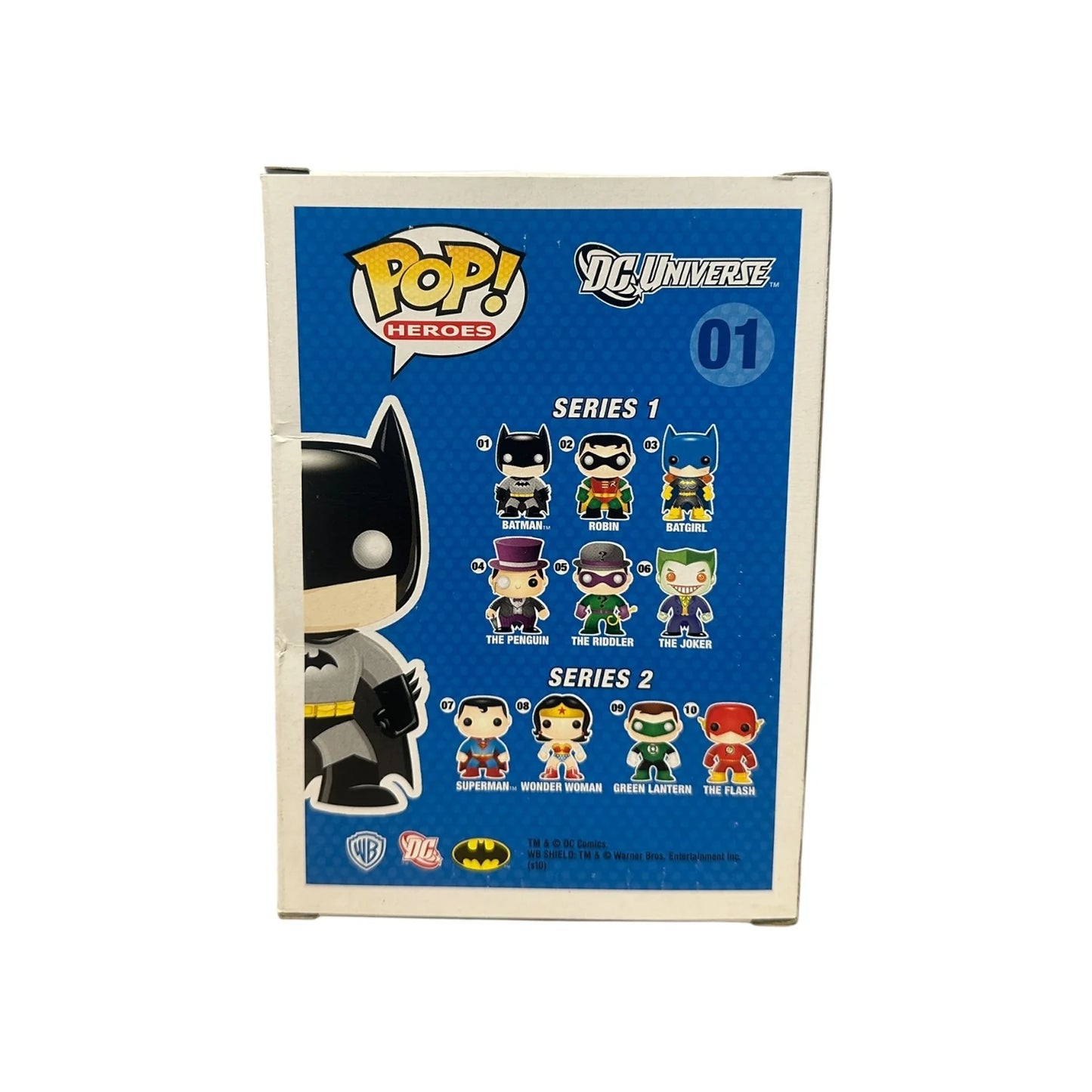 Batman #01 (Metallic) Funko Pop! - DC Universe - SDCC 2010 Exclusive LE480 Pcs - Condition 6\\/10
