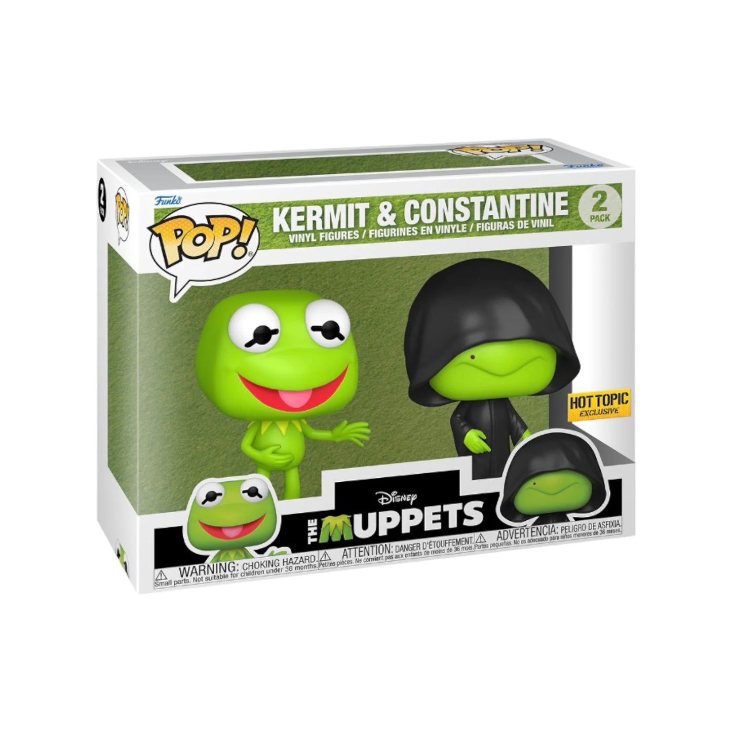 Kermit \\u0026 Constantine 2 Pack Funko Pop! - The Muppets - Hot Topic Exclusive