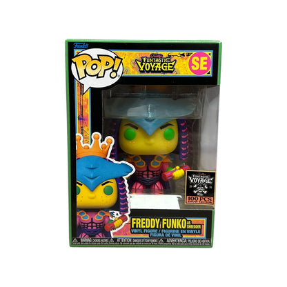 Freddy Funko as Shredder (Blacklight) Funko Pop! - Teenage Mutant Ninja Turtles - Freddy's Funtastic Voyage 2024 Show Edition LE100 Pcs - Condition 8.75\\/10