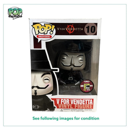 V For Vendetta #10 (Metallic) Funko Pop! - V For Vendetta - SDCC 2012 Exclusive LE480 Pcs - Condition 6.5\/10