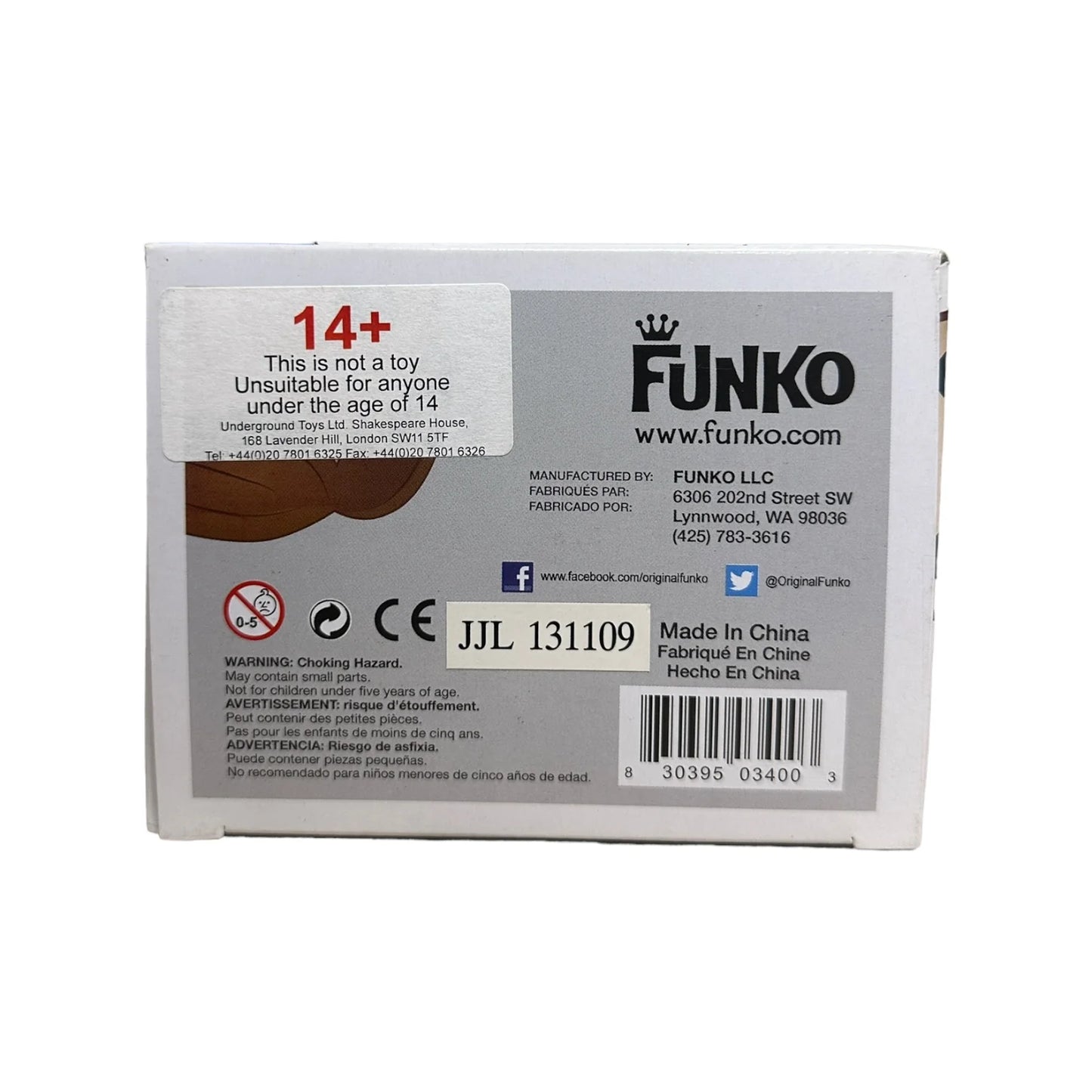 Marty McFly #61 (Error) Funko Pop! - Back To The Future - 2013 Pop! - Condition 7.5\/10