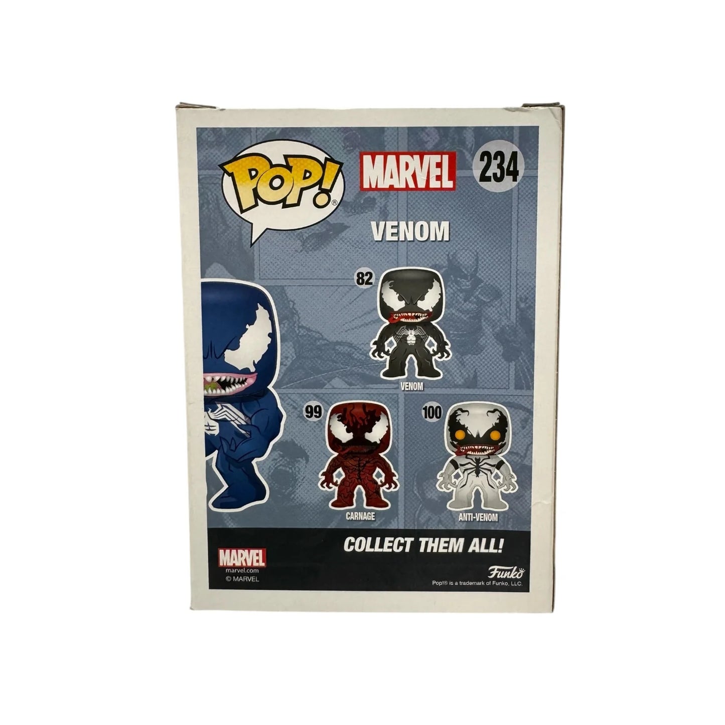 Venom #234 Funko Pop! - Marvel - Hot Topic Exclusive - Condition 7\\/10