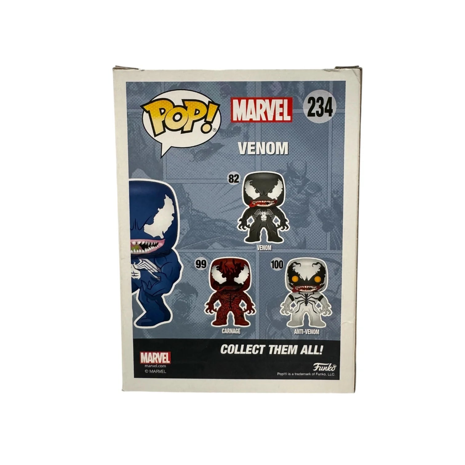 Venom #234 Funko Pop! - Marvel - Hot Topic Exclusive - Condition 7\\/10