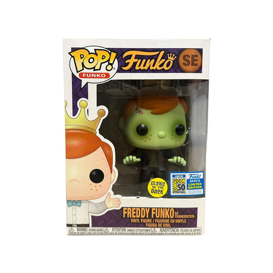 Freddy Funko as Frankenstein (Glows in the Dark) Funko Pop! - Universal Monsters - SDCC 2019 Exclusive LE24 Pcs - Condition 8.75\/10