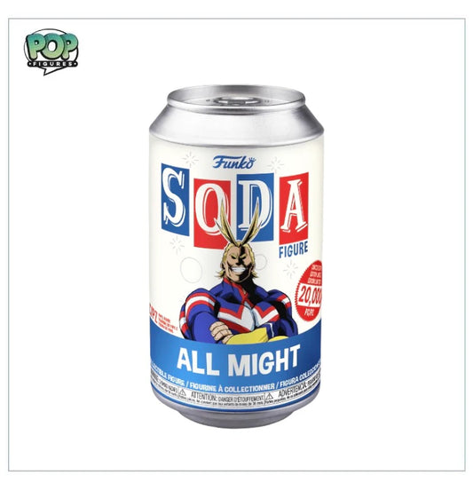 All Might Funko Soda Vinyl Figure! - My Hero Academia - LE20000 Pcs USA - Chance of GLOW Chase