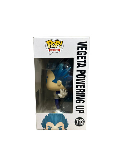Vegeta Powering Up #713 (Metallic Chase) Funko Pop! - Dragon Ball Super - Chalice Collectibles Exclusive - Condition 8.75\\/10