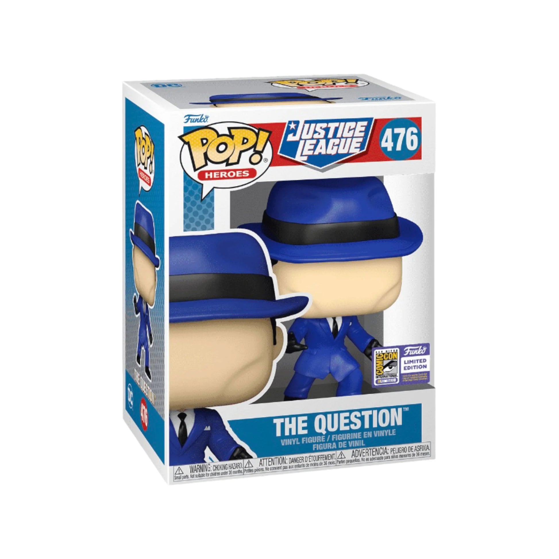 The Question #476 Funko Pop! - Justice League - SDCC 2023 Official Convention Exclusive