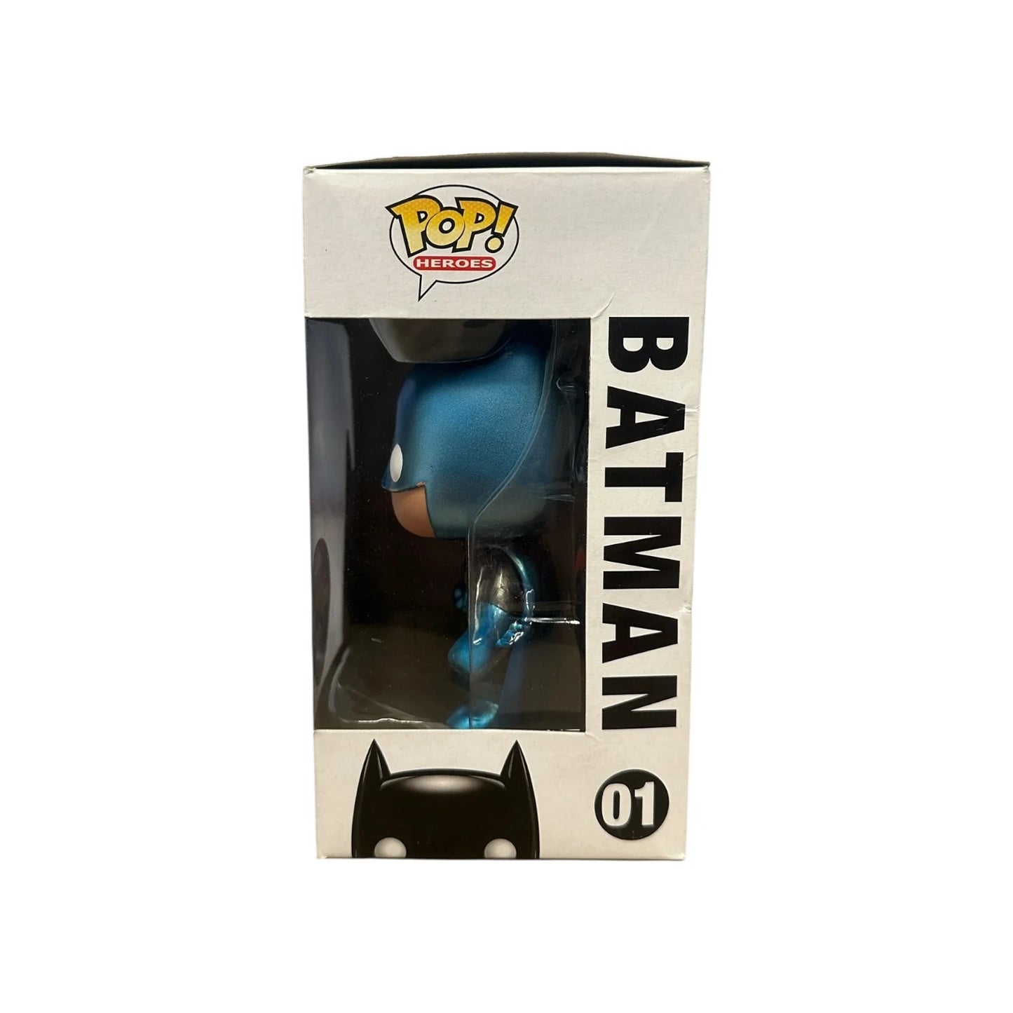 Batman #01 (Metallic) Funko Pop! - DC Universe - SDCC 2010 Exclusive LE480 Pcs - Condition 6\\/10