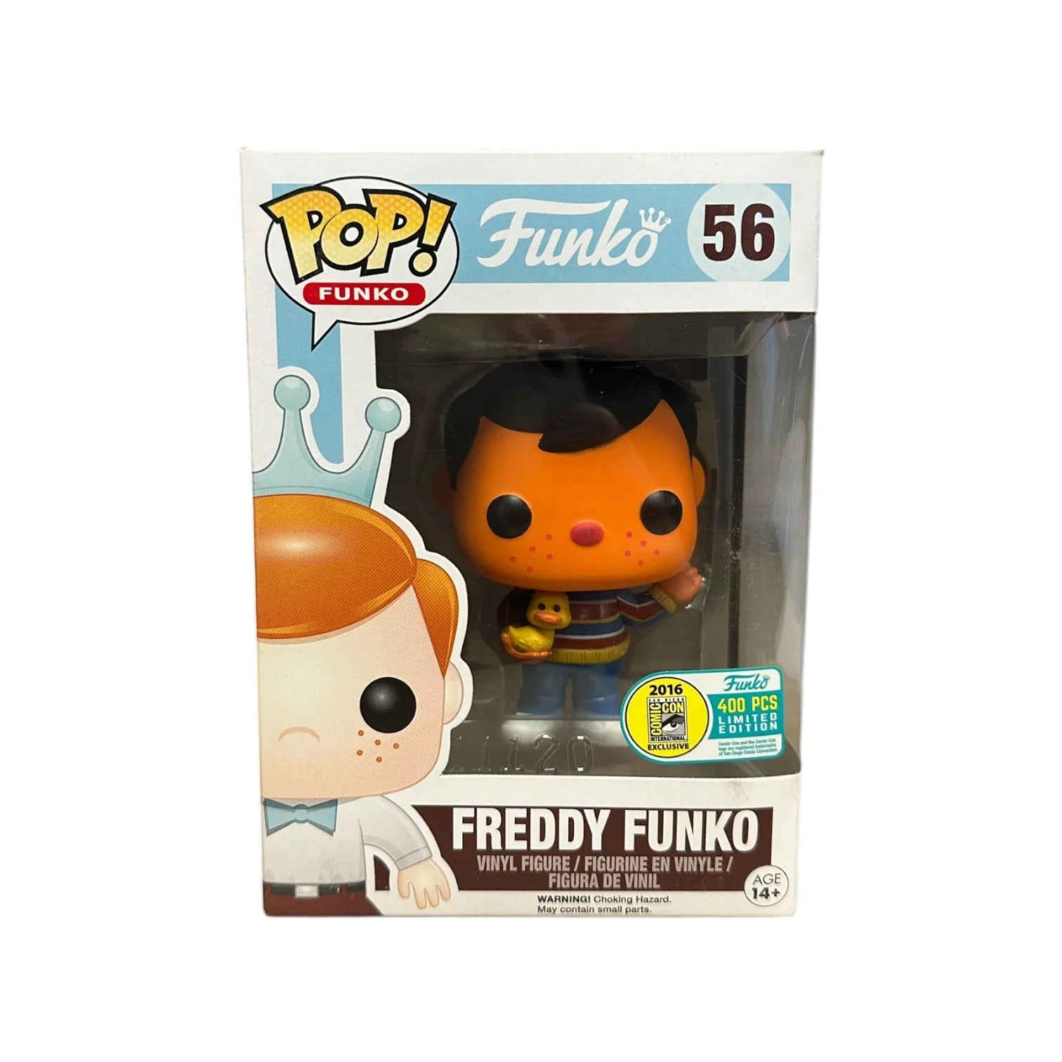 Freddy Funko as Ernie #56 Funko Pop! - SDCC 2016 Exclusive LE400 Pcs - Condition 7.5\\/10
