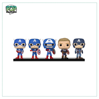 Captain America Through the Ages Deluxe Funko 5 Pack! Marvel - Amazon Exclusive