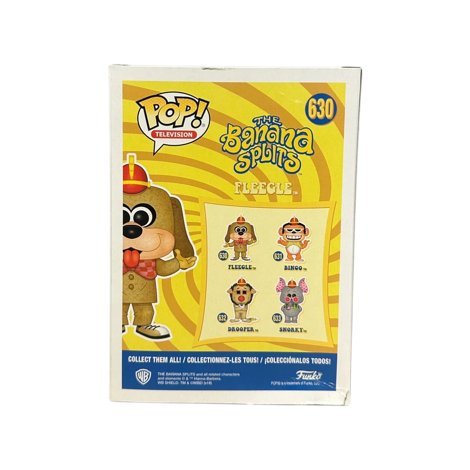 Fleegle #630 Funko Pop! - The Banana Splits - SDCC 2018 Official Convention Exclusive LE4000 Pcs - Condition 7\\/10