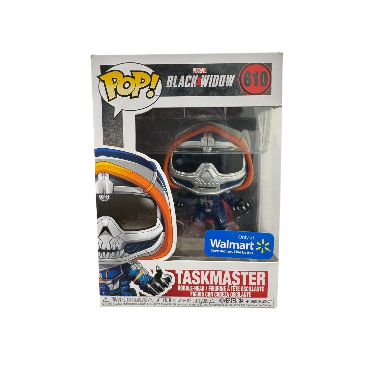 Taskmaster #610 Funko Pop! - Black Widow - Walmart Exclusive - Condition 8.75\/10