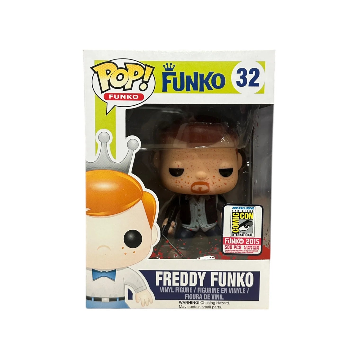 Freddy Funko as Daryl Dixon #32 (Bloody) Funko Pop! - SDCC 2015 Exclusive LE500 Pcs - Condition 7\\/10
