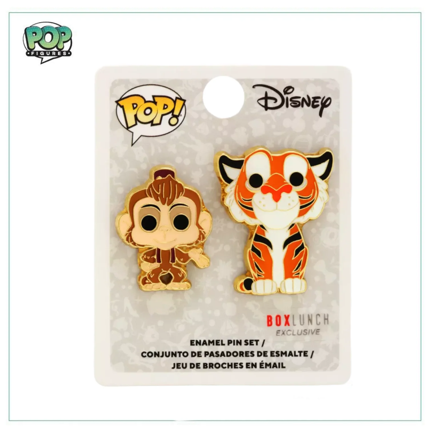 Abu \\u0026 Raja Disney Enamel Pin set! Aladdin - Box Lunch Exclusive