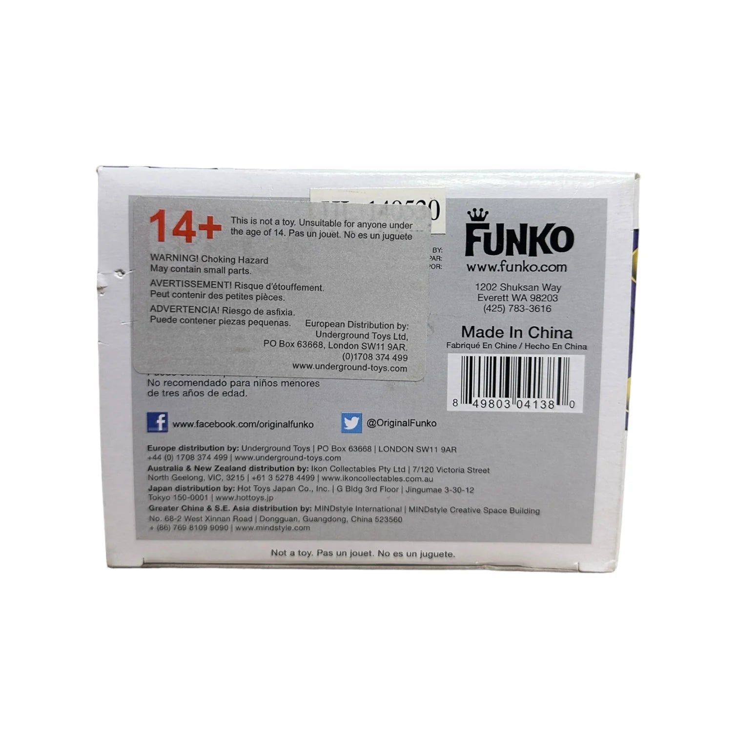 Foot Soldier #141 Funko Pop! - Teenage Mutant Ninja Turtles - 2014 Pop! - Condition 5.5\\/10