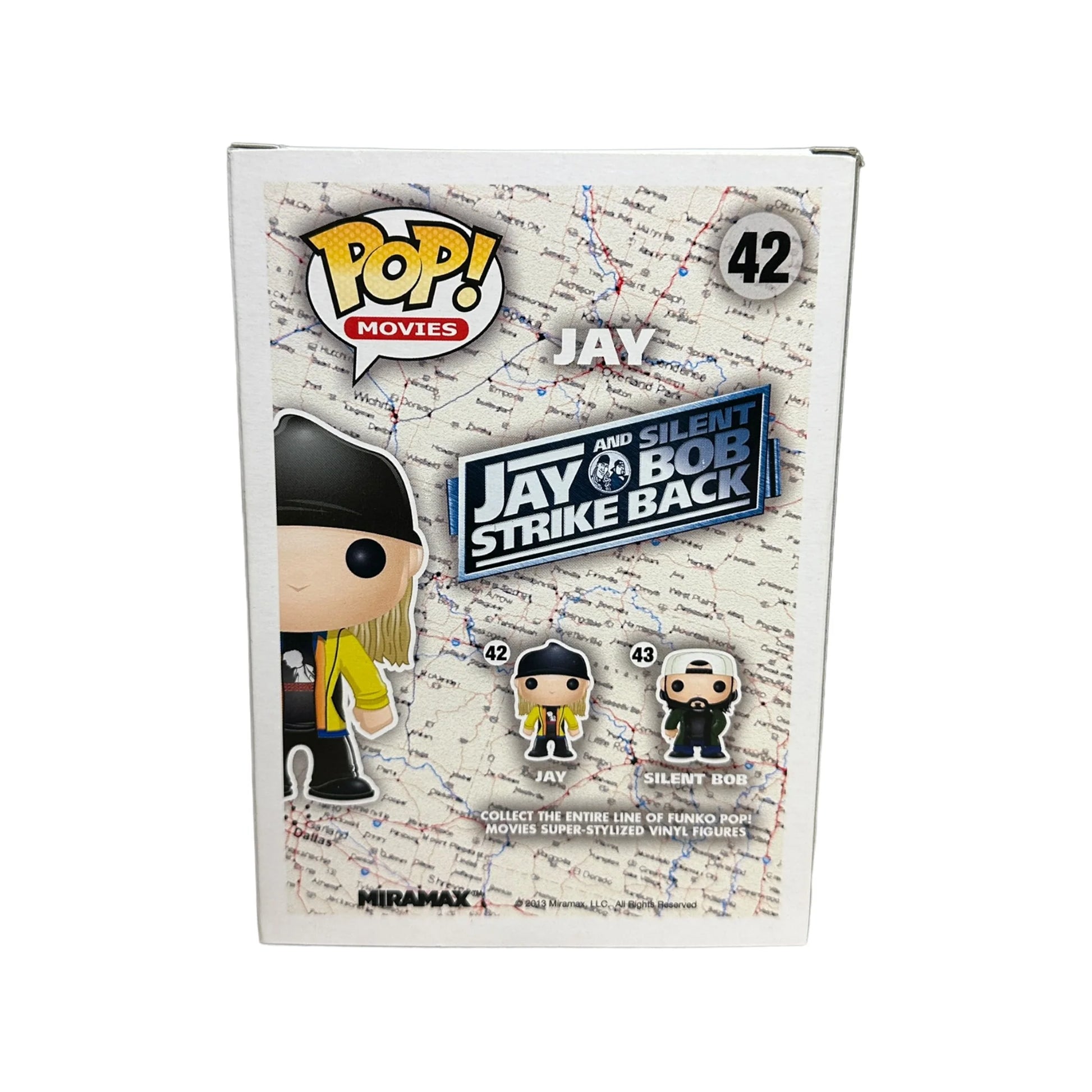 Jay #42 Funko Pop! - Jay and Silent Bob Strike Back - 2014 Pop! - Condition 8.75\/10