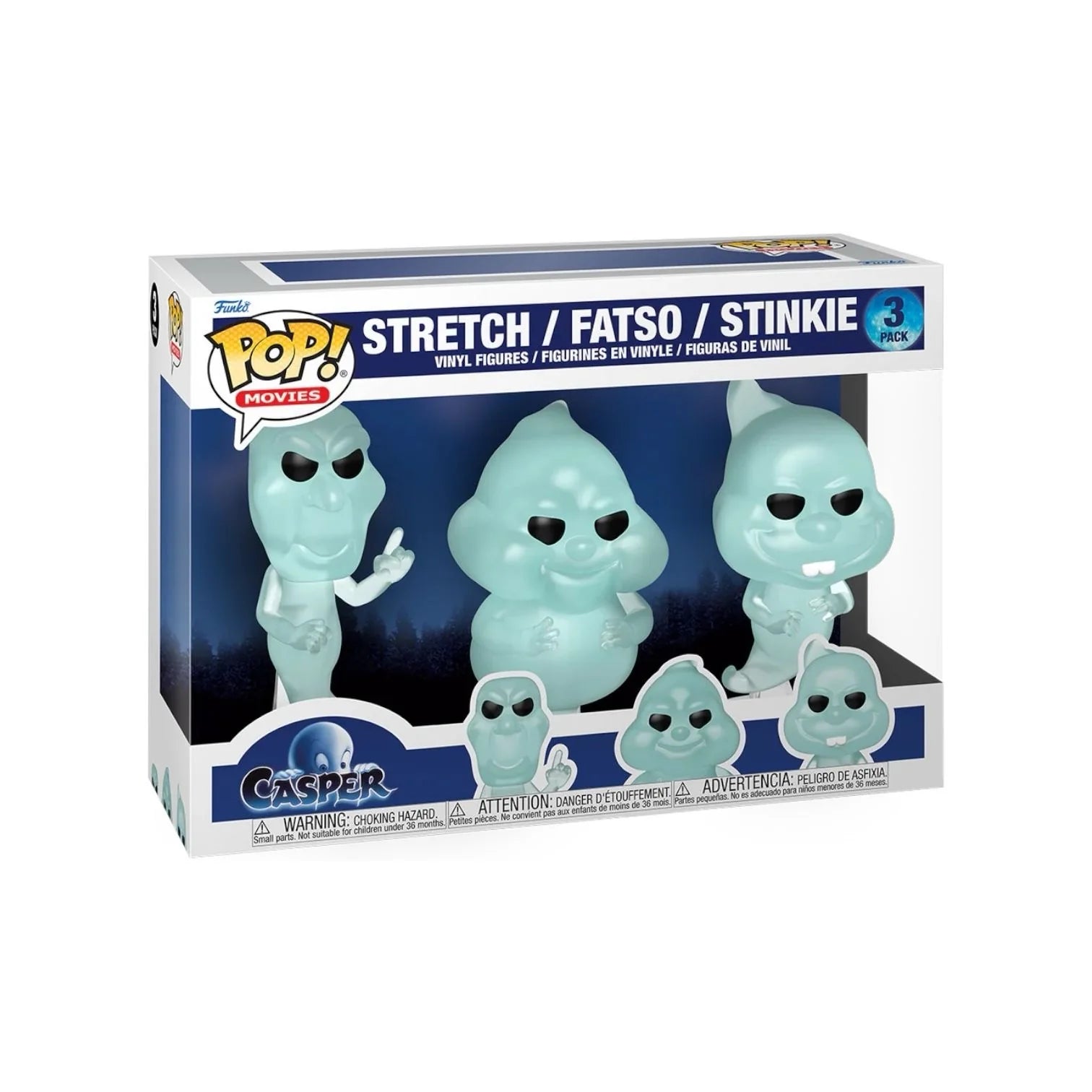 Stretch \/ Fatso \/ Stinkie 3 Pack Funko Pop - Casper