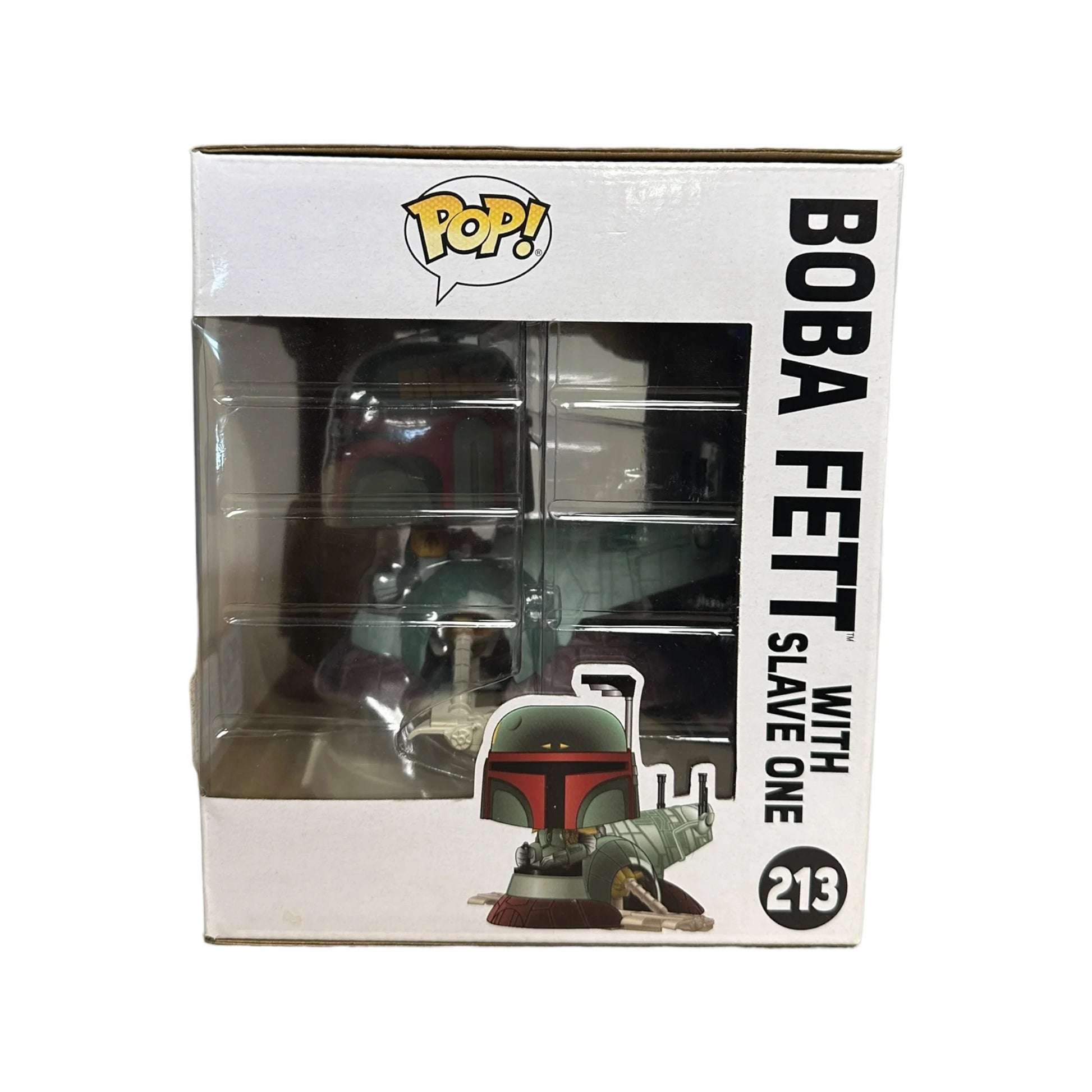 Boba Fett with Slave One #213 Funko Pop! - Star Wars - NYCC 2017 Shared Exclusive - Condition 7\\/10