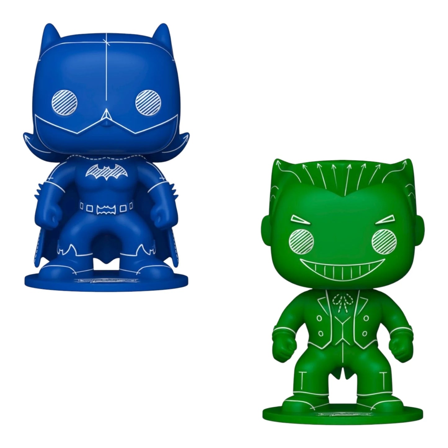 Batgirl #577 (Blue Blueprint Deco) \\u0026 The Joker #578 (Green Blueprint Deco) Funko Pop! Bundle - Heroes - NYCC 2025 Shared Exclusive LE2010 Pcs - Sealed